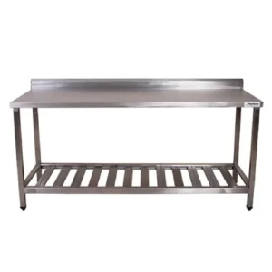 Mesa com espelho gourmet 100% inox
